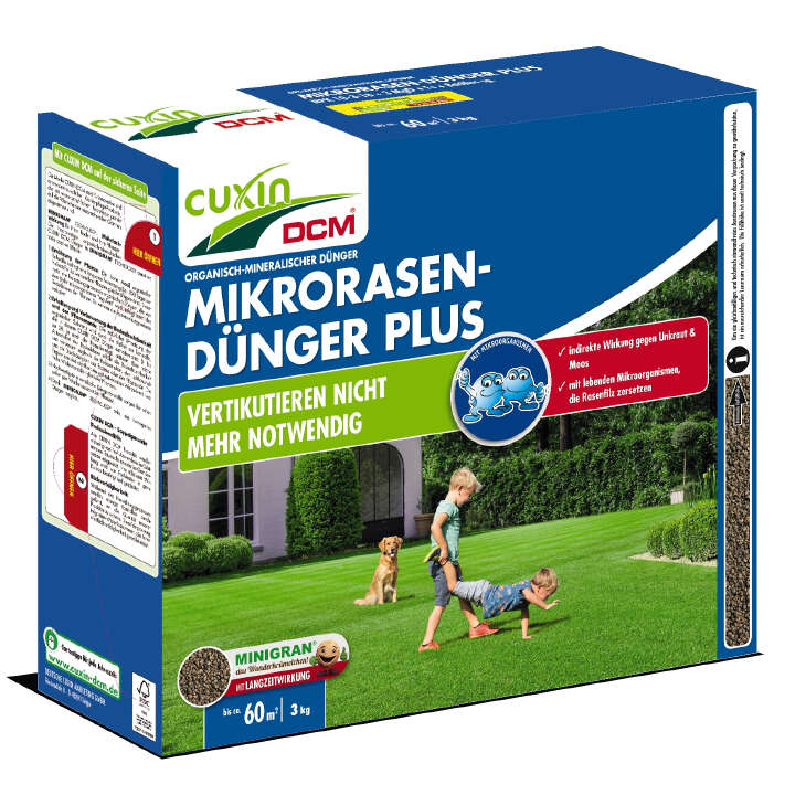 CUXIN Mikrorasen-Dünger Plus